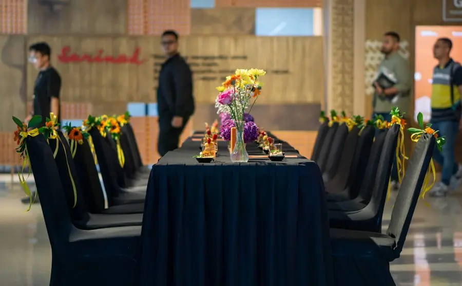 Décor floral d'entreprise