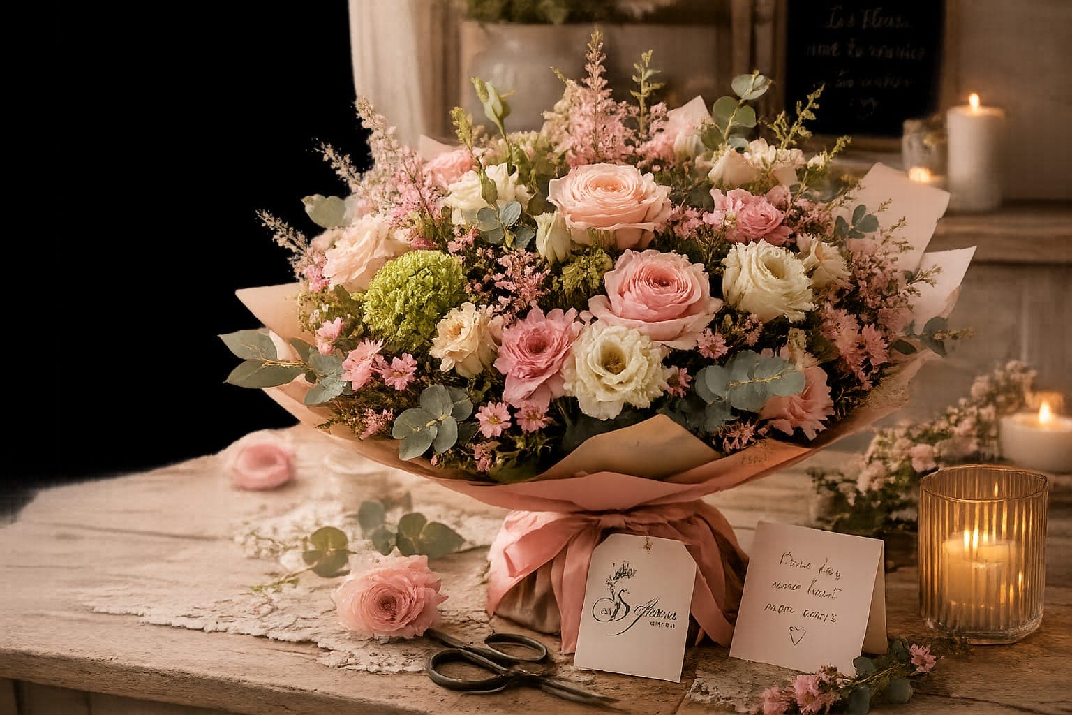 Bouquet de fleurs fraîches AS2Fleurs