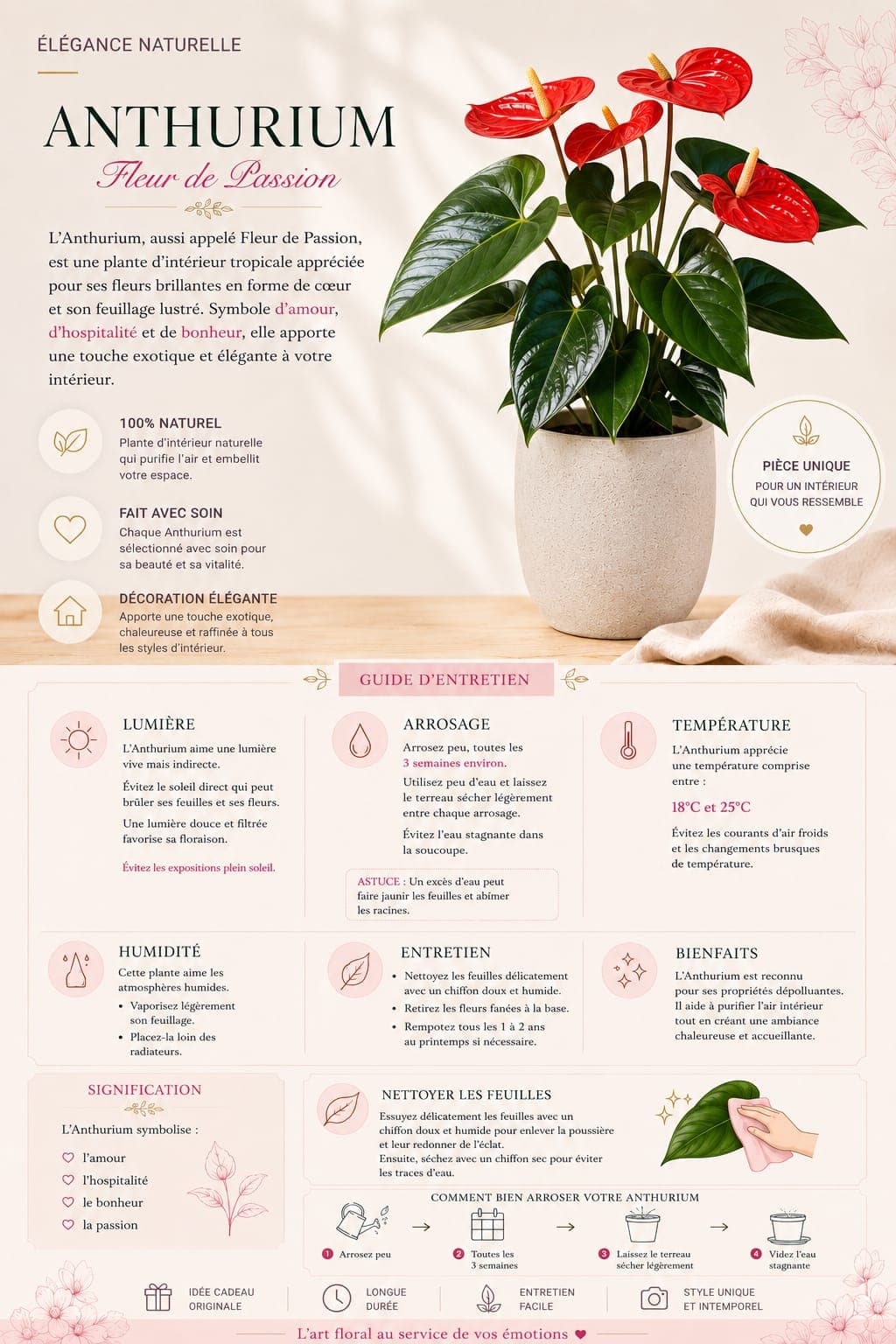 Anthurium miniature 4