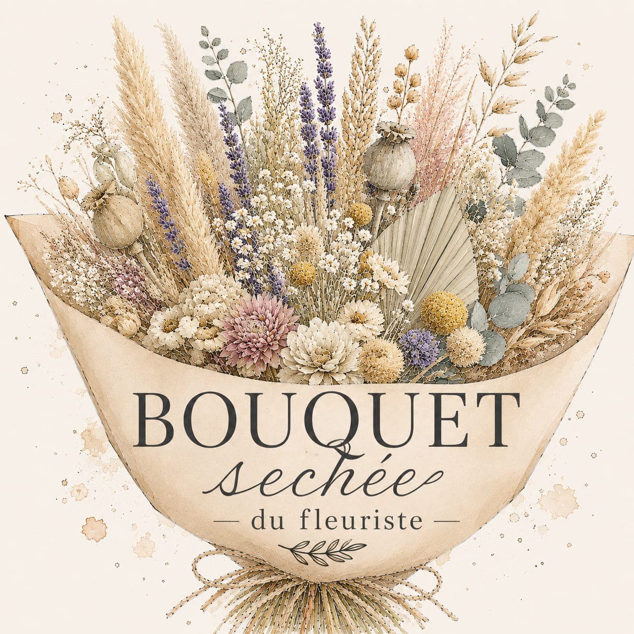 Photo de Bouquet séché du fleuriste
