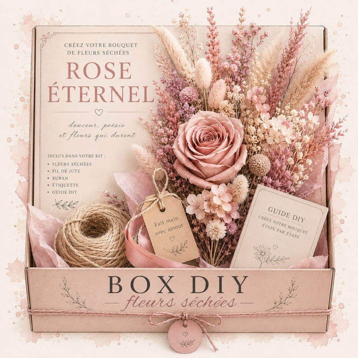 Photo de Box DIY - Rose Éternelle