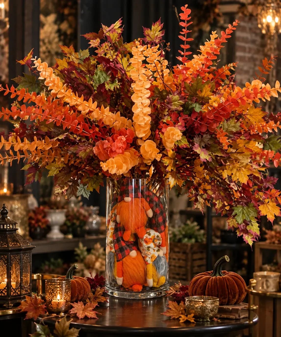 Photo de Bouquet de feuillages d’automne – artificiel