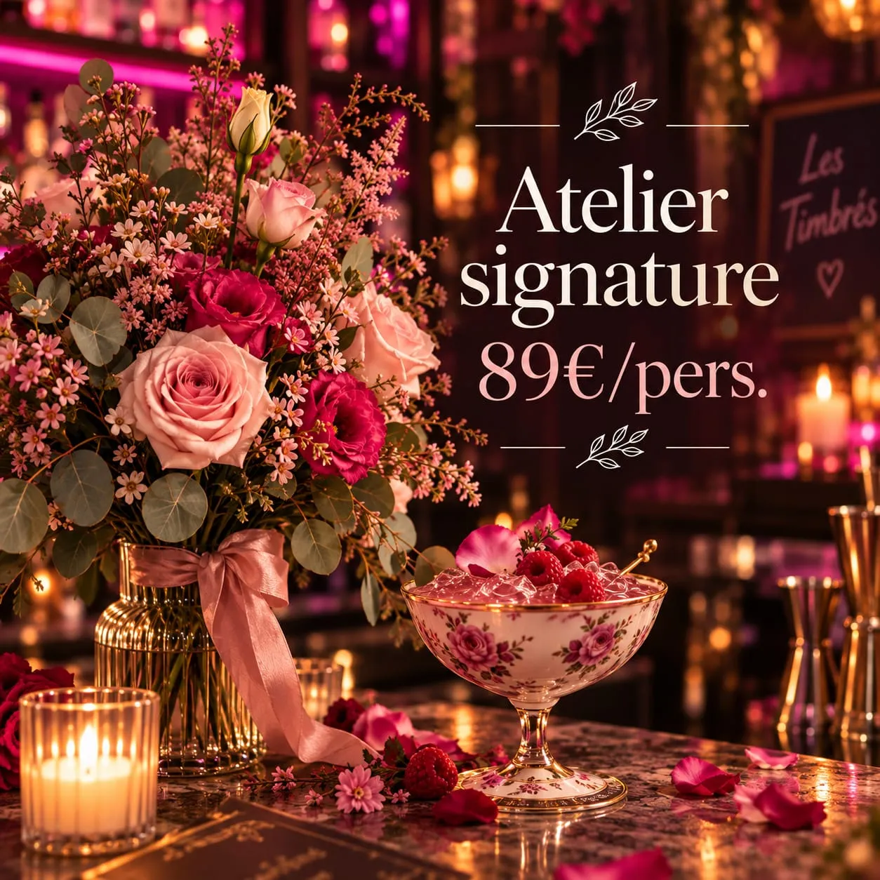 Atelier Arts Floral X Mixologie signatures — photo 1